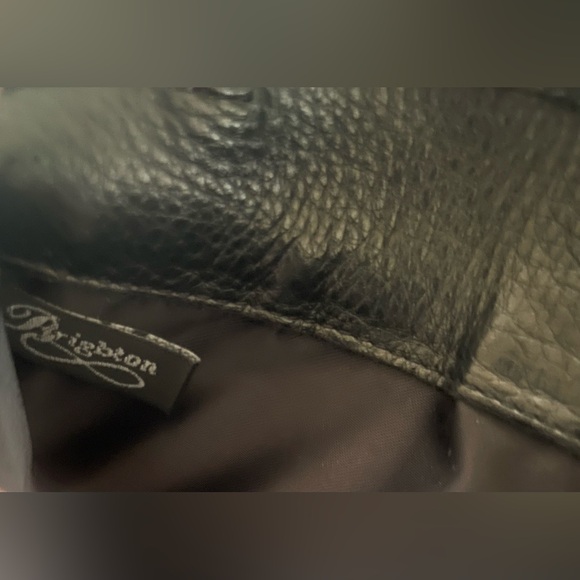 Brighton Brown Leather Mini Croc Embossed Flap Crossbody Bag Organizer Purse - Picture 8 of 15